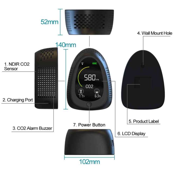 co2 monitor bluetooth