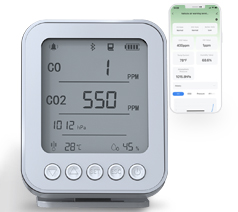 PT04 Smart Vehicle CO&CO2 Monitor