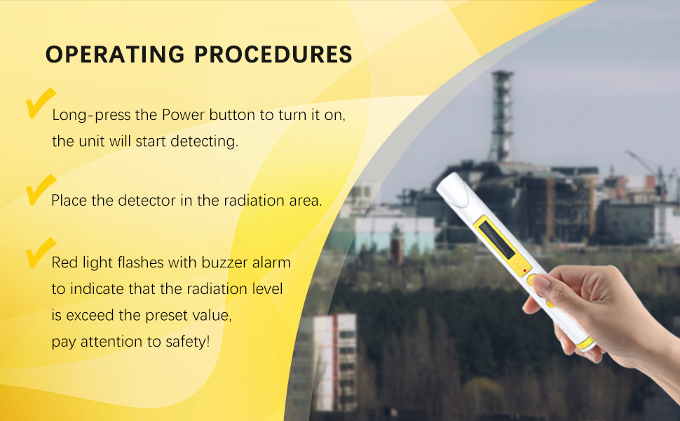 Geiger Counter Dosimeter Beta Gamma X-ray detector